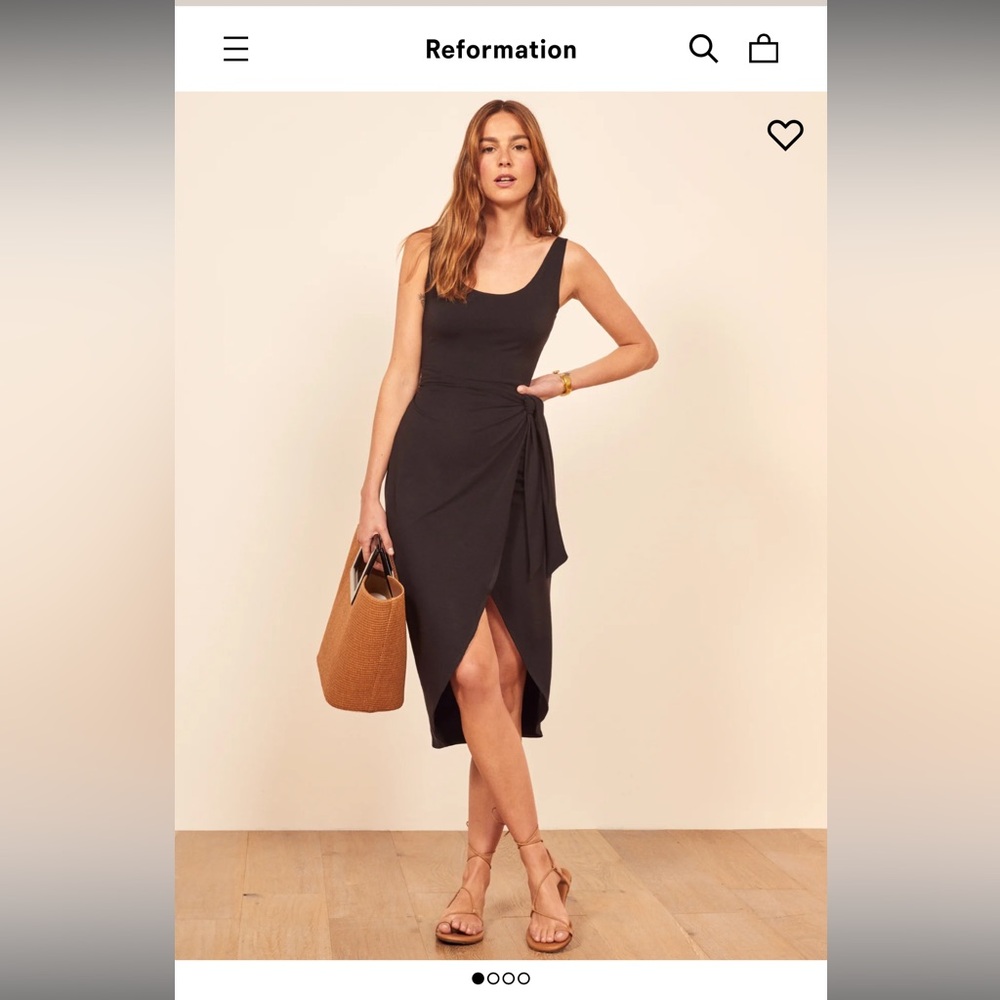 Reformation blue dress